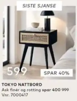 Skeidar Tokyo nattbord tilbud
