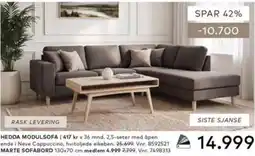 Skeidar Hedda Modulsofa tilbud