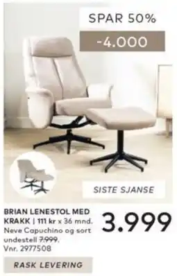 Skeidar Brian Lenestol med krakk tilbud