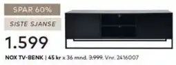 Skeidar Nox tv-benk tilbud