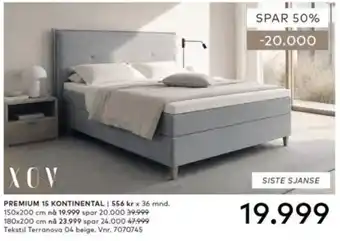 Skeidar Xov premium 15 kontinental tilbud