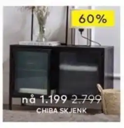 Skeidar Chiba Skjenk tilbud