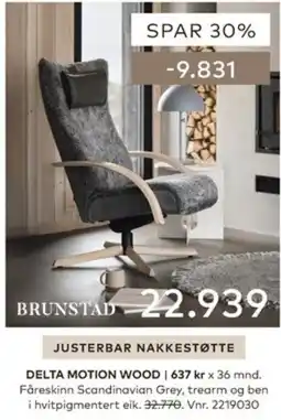 Skeidar Brunstad Delta Motion Wood tilbud