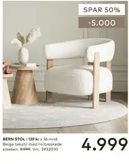 Skeidar Bern Stol tilbud