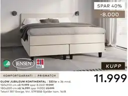 Skeidar Jensen Glow Jubileum Kontinental tilbud