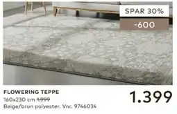 Skeidar Flowering teppe tilbud