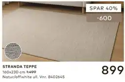 Skeidar Stranda teppe tilbud