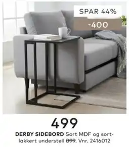 Skeidar Derby sidebord tilbud