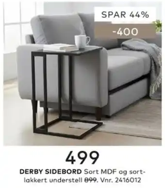 Skeidar Derby sidebord tilbud