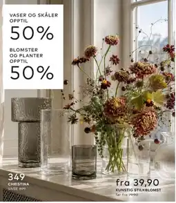 Skeidar Christina vase tilbud