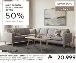 Skeidar Slogen Modulsofa tilbud