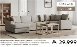 Skeidar Modern Living Modulsofa tilbud
