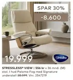 Skeidar Stressless View tilbud