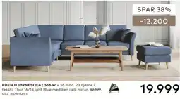 Skeidar Eden hjørnesofa tilbud