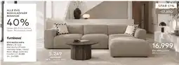 Skeidar Evo modulsofa tilbud