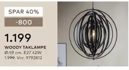 Skeidar Woody Taklampe tilbud