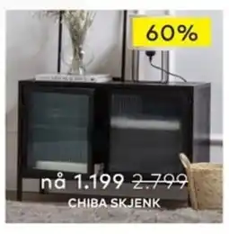 Skeidar Chiba skjenk tilbud