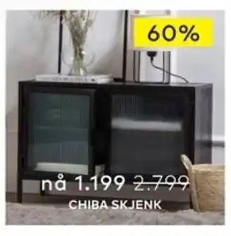 Skeidar Chiba skjenk tilbud