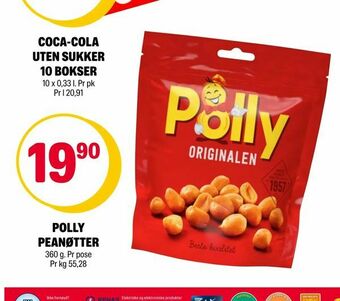 Coop Extra Polly peanøtter tilbud