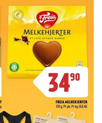 Coop Prix Freia melkehjerter tilbud