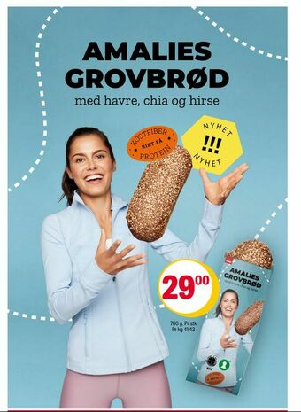 Coop Extra Amalies grovbrød tilbud
