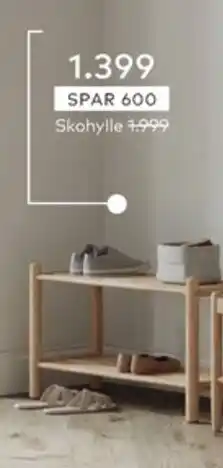 Skeidar Skohylle tilbud