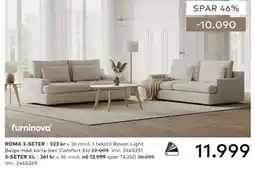 Skeidar Roma 3-seter tilbud