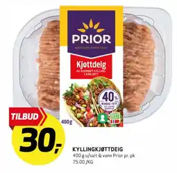Bunnpris Prior Kyllingkjøttdeig tilbud