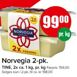 Spar Norvegia 2-pk. tilbud