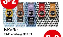 Spar IsKaffe TINE, et utvalg tilbud