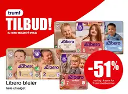 Spar Libero bleier hele utvalget tilbud