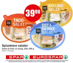 Spar Grønn & Frisk spiseklare salater tilbud