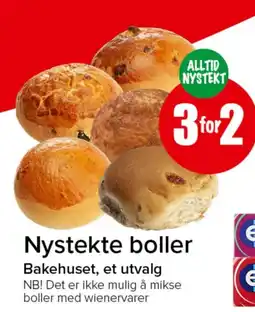 Spar Bakehuset nystekte boller tilbud