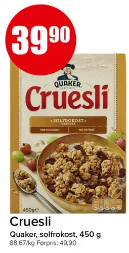 Spar Quaker Cruesli tilbud