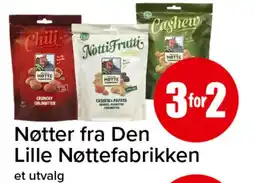 Spar Den Lille Nøttefabrikken Nøtter tilbud