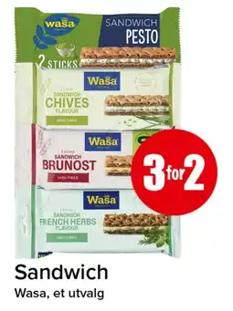 Spar Wasa sandwich tilbud