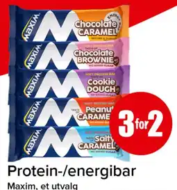 Spar Maxim protein-/energibar tilbud