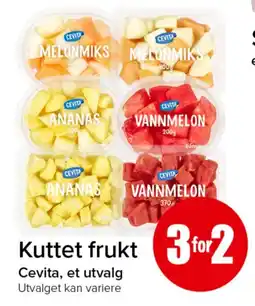 Spar Cevita kuttet frukt tilbud