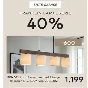 Skeidar PENDEL tilbud