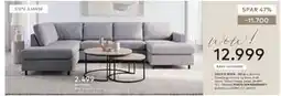 Skeidar OSLO U-SOFA tilbud