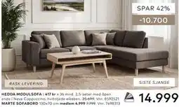 Skeidar HEDDA MODULSOFA tilbud