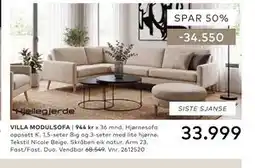 Skeidar VILLA MODULSOFA tilbud