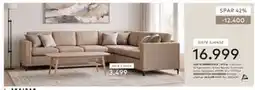 Skeidar ASK HJØRNESOFA tilbud