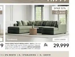 Skeidar PASO DOBLE NIGHT MODULSOFA tilbud