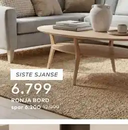 Skeidar RONJA BORD tilbud