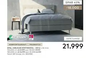 Skeidar OPAL JUBILEUM KONTINENTAL tilbud