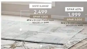Skeidar Frendi teppe tilbud