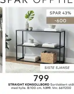 Skeidar STRAIGHT KONSOLLBORD tilbud