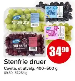 Spar Stenfrie druer tilbud