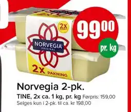 Spar Norvegia 2-pk tilbud